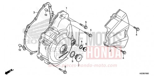 LEFT CRANKCASE COVER CBR300RG de 2016